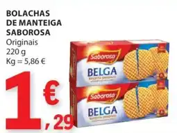E.Leclerc Bolachas de manteiga saborosa promoção