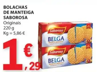 Bolachas de manteiga saborosa