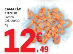 E.Leclerc Camarão cozido promoção