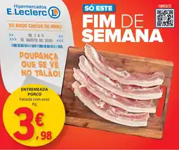 E.Leclerc Entremeada porco promoção