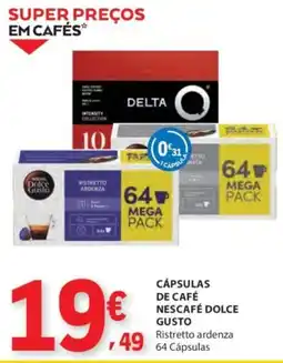 E.Leclerc Cápsulas de café Nescafé Dolce Gusto Ristretto ardenza promoção