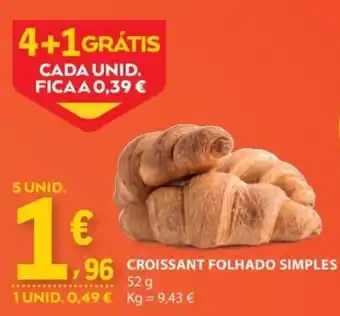E.Leclerc Croissant folhado simples promoção