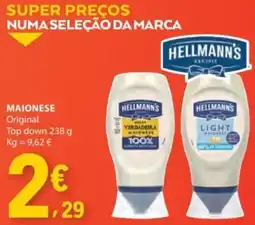 E.Leclerc Hellmann's maionese original promoção