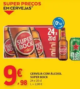 E.Leclerc Cerveja com álcool super bock promoção