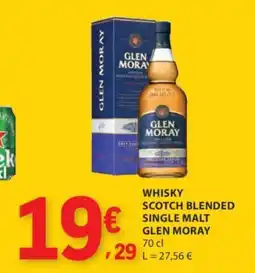 E.Leclerc whisky scotch blended single malt glen moray promoção