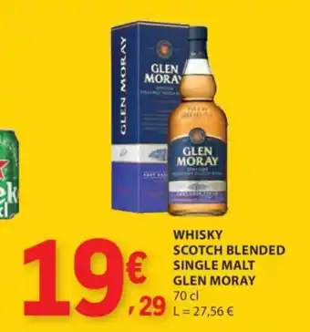 Whisky scotch blended single malt glen moray