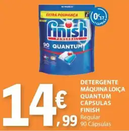 E.Leclerc detergente máquina loiça quantum cápsulas finish regular promoção