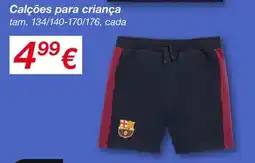 kik Calções para criança promoção
