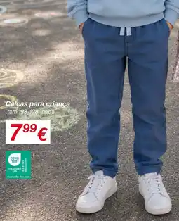 kik Calças para criança promoção