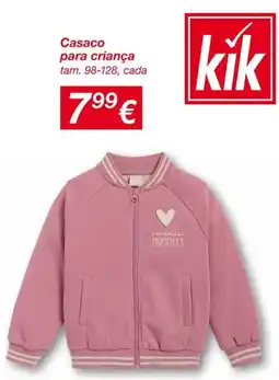 kik Casaco para criança kik promoção