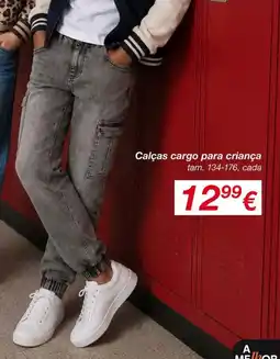 kik Calças cargo para criança promoção