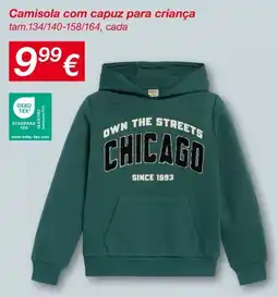kik Camisola com capuz para criança promoção