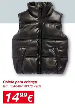 kik Colete para criança promoção