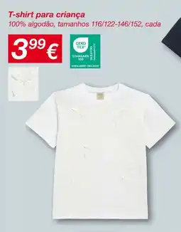 kik T-shirt para criança promoção