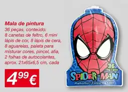 kik Mala de pintura spider-man promoção