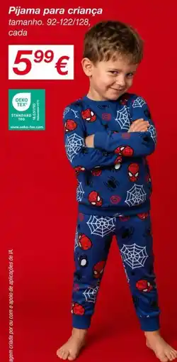 kik Pijama para criança promoção