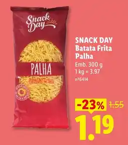 Lidl Snack day batata frita palha promoção