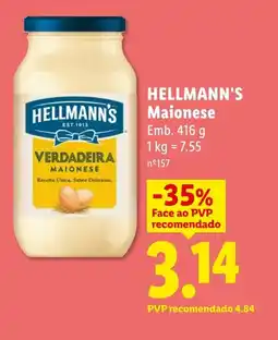 Lidl Hellmann's maionese promoção