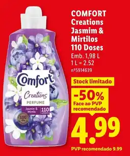 Lidl Comfort creations jasmim & mirtilos promoção