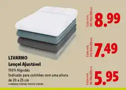 Lidl LIVARNO Lençol Ajustável promoção