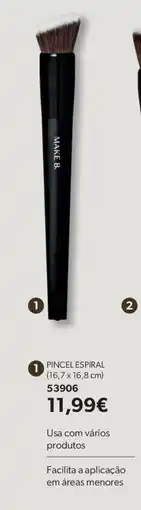 O Boticário Pincel espiral promoção