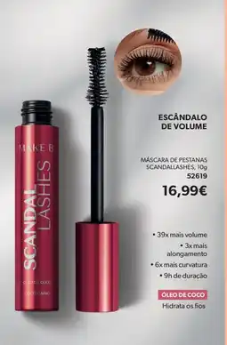 O Boticário Máscara de pestanas scandallashes, promoção