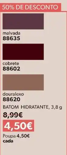 O Boticário Batom hidratante, promoção