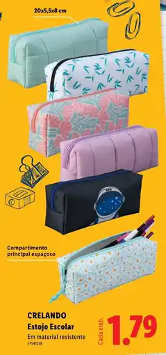 Lidl crelando estojo escolar promoção