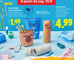 Lidl Tiny friends canetas apagáveis promoção