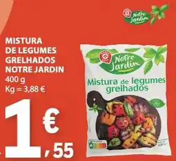 E.Leclerc Mistura de legumes grelhados notre jardin promoção