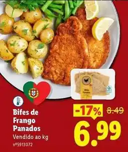 Lidl Bifes de frango promoção