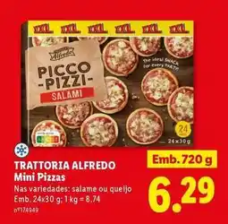 Lidl Xxl - trattoria alfredo mini pizzas promoção