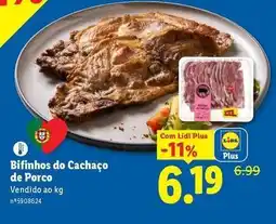 Lidl com - bifinhos do cachaço de porco promoção
