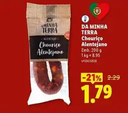 Lidl Terra nostra - chourico alentejano promoção