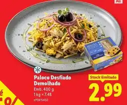 Lidl Paloco desfiado demolhada promoção