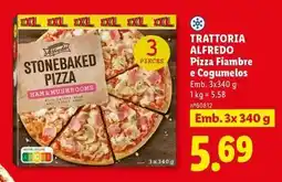Lidl Xxl - trattoria alfredo pizza fiambre e cogumelos promoção