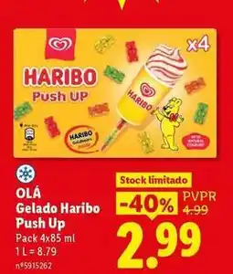 Lidl Haribo - gelado pish up promoção