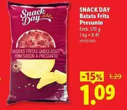 Lidl Snack day - snack day batata frita presunto promoção