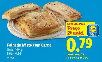 Lidl com - folhado misto com carne promoção