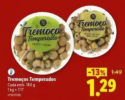 Lidl com - tremocos temperado promoção