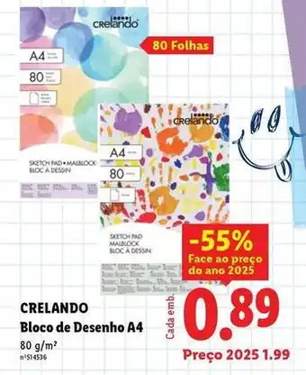 Bloco de desenho a4