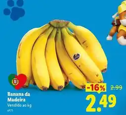 Lidl Madeira - banana da madeira promoção