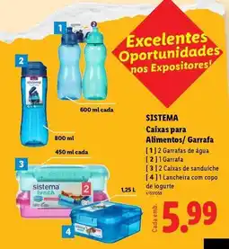 Lidl Nos - caixas para alimentos/garrafa promoção