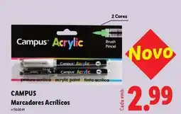 Lidl Campus - marcadores acrilicos promoção