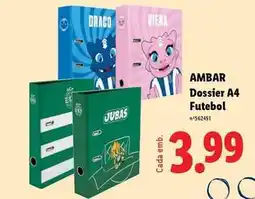 Lidl Ambar - dossier a4 futebol promoção
