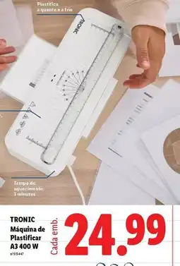 Lidl A+ - maquina de embro plastificar promoção