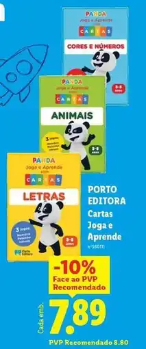 Lidl Panda - cartas joga e aprende promoção