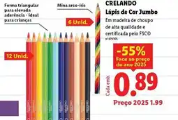 Lidl Forma+ - lápis de cor jumbo promoção