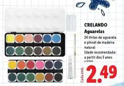 Lidl A+ - aguarelas promoção