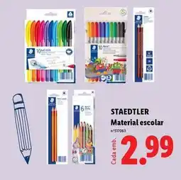 Lidl Staedtler - material escolar promoção